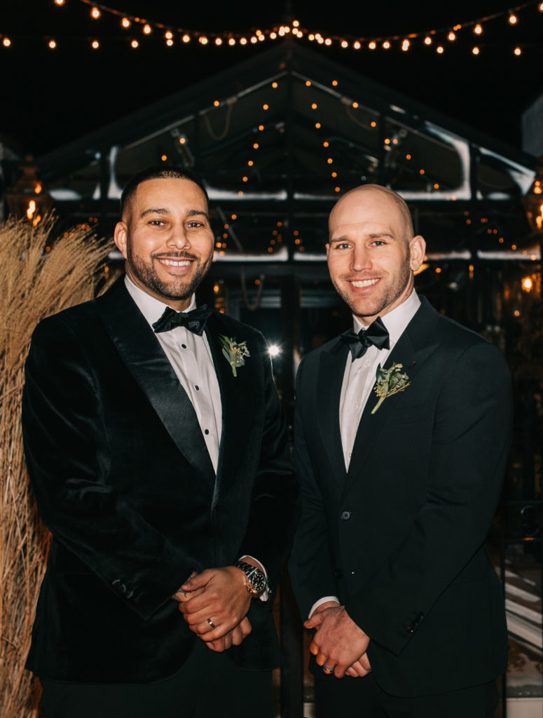 Ed DeShazer and groomsmen