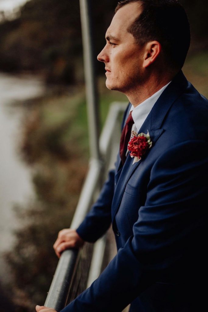 Fall wedding 3 piece suit